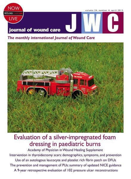 Journal of Wound Care – April 2015 Cover