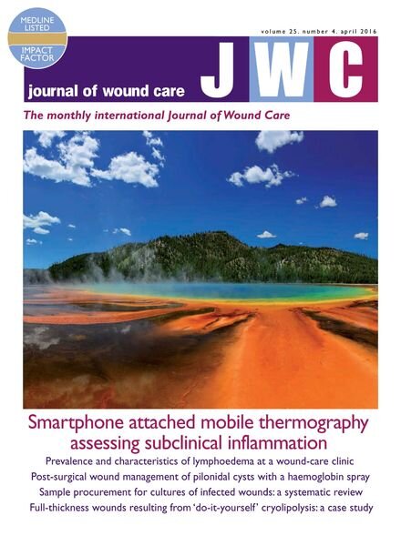 Journal of Wound Care – April 2016 Cover