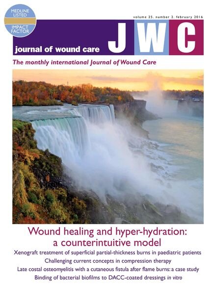 Journal of Wound Care – February 2016 Cover
