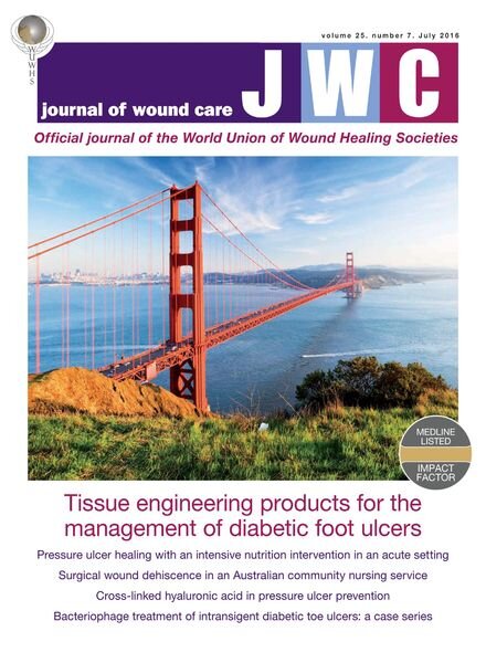 Journal of Wound Care – July 2016 Cover