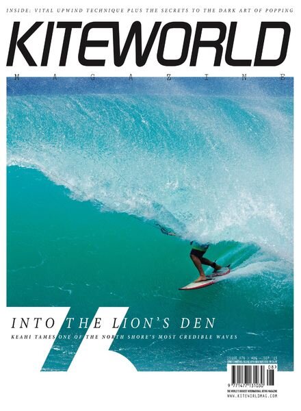 Kite World – August – September 2015 Cover