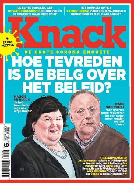 Knack Belgium – 10 Juni 2020 Cover