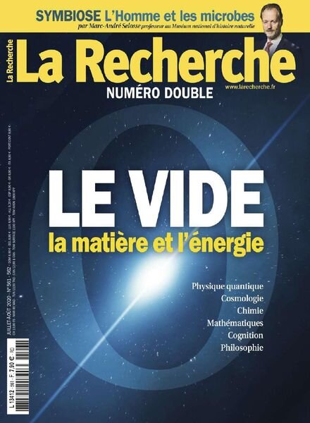 La Recherche – Juillet-Aout 2020 Cover