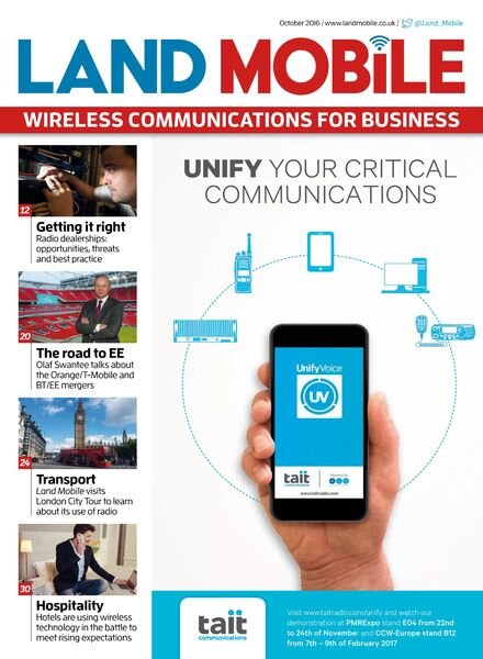 Land Mobile – October 2016 Cover