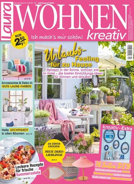 Laura WOHNEN Kreativ – 10 Juni 2020 Cover