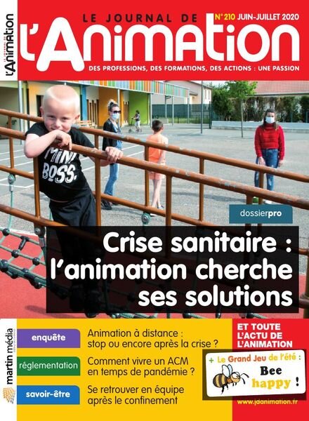 Le Journal de l’Animation – Juin-Juillet 2020 Cover