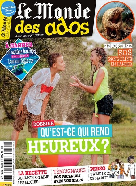 Le Monde des Ados – 22 Juillet 2020 Cover