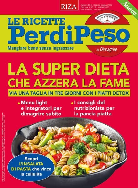Le Ricette PerdiPeso – Giugno 2020 Cover