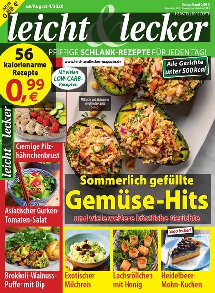 Leicht & Lecker – Juli-August 2020 Cover