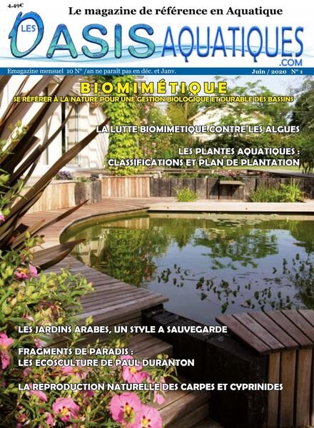 Les Oasis Aquatiques – Juin 2020 Cover