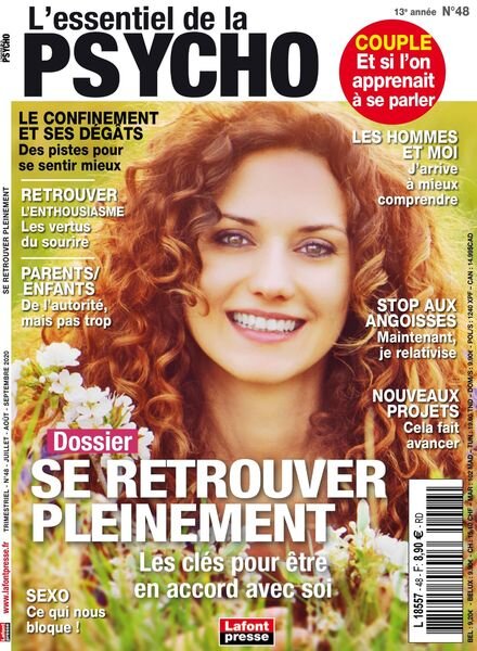 L’Essentiel De La Psycho – Juillet-Septembre 2020 Cover