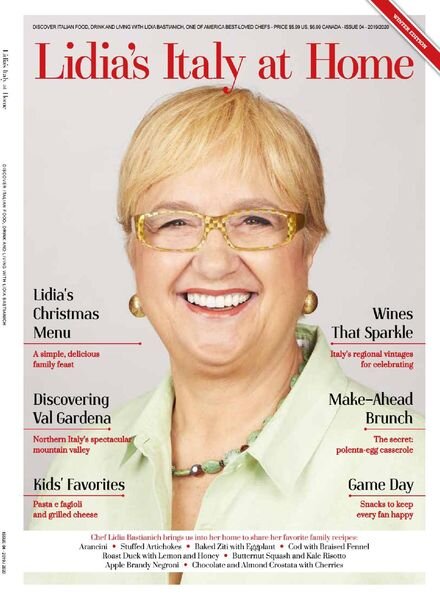 Lidia’s Italy at Home – Issue 4 2019-2020 Cover