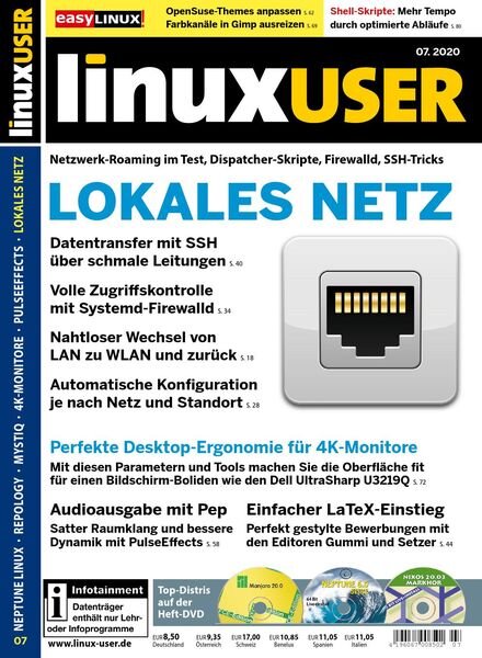 LinuxUser – Juli 2020 Cover
