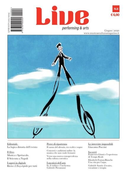 LIVE Performing & Arts – Giugno 2020 Cover