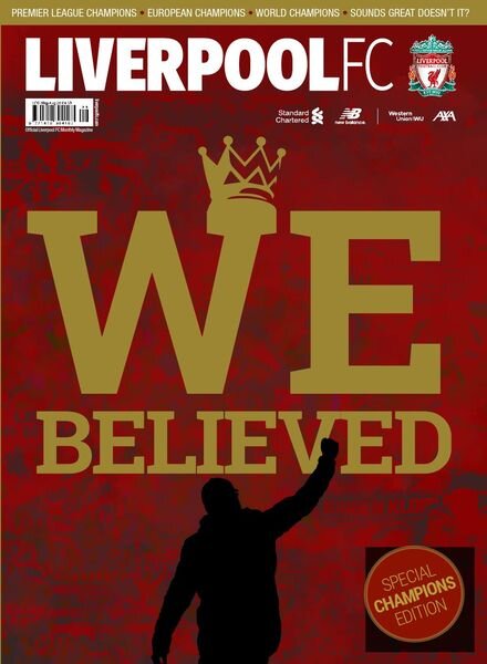 Liverpool FC Magazine – August 2020 Cover