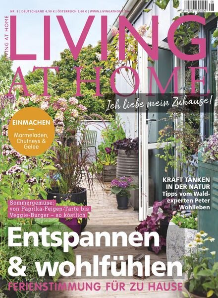 Living at Home – August 2020 Cover