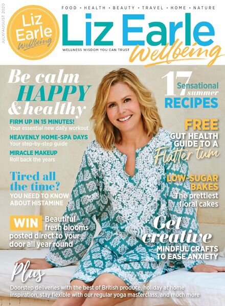 Liz Earle Wellbeing – July 2020 Cover