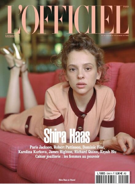 L’Officiel Paris – Jullet-Aout 2020 Cover
