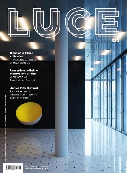 Luce Magazine – Dicembre 2019 Cover