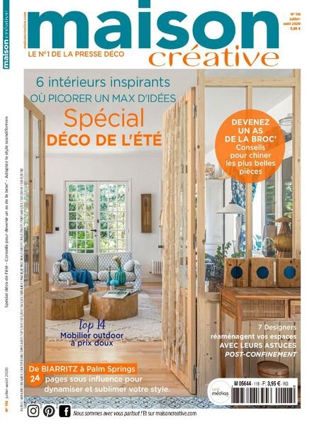 Maison Creative – Juillet-Aout 2020 Cover