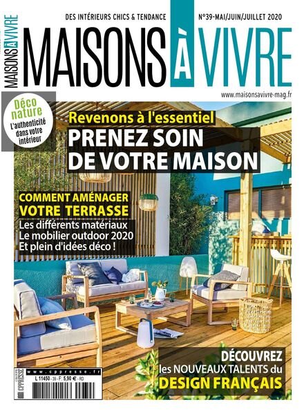 Maisons a Vivre – avril 2020 Cover