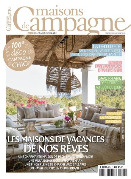 Maisons de Campagne – Juillet-Aout 2020 Cover