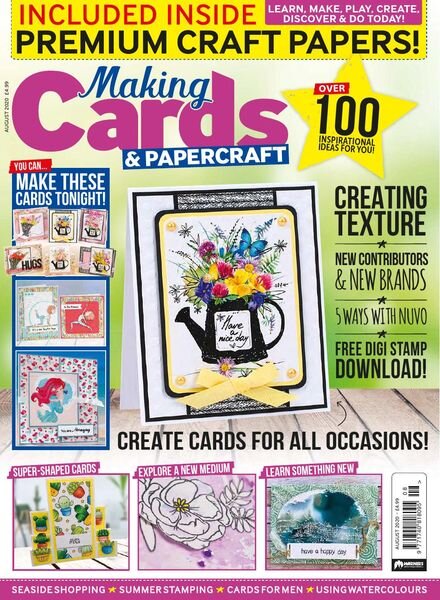 Making Cards & PaperCraft – August 2020 Cover