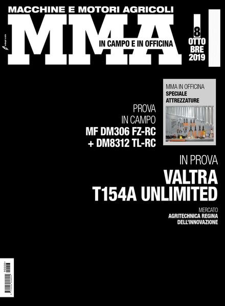 M&MA Macchine e Motori Agricoli – Ottobre 2018 Cover