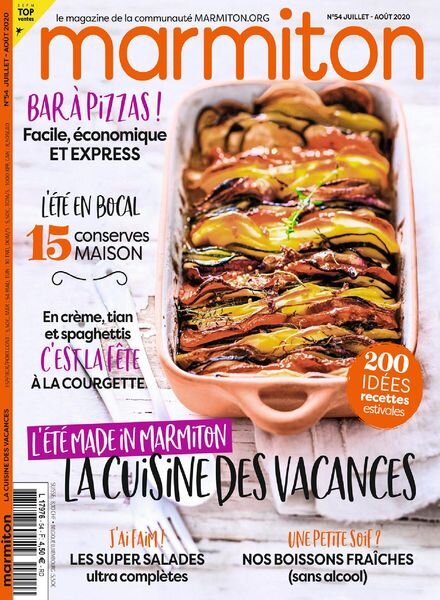 Marmiton – Juillet-Aout 2020 Cover