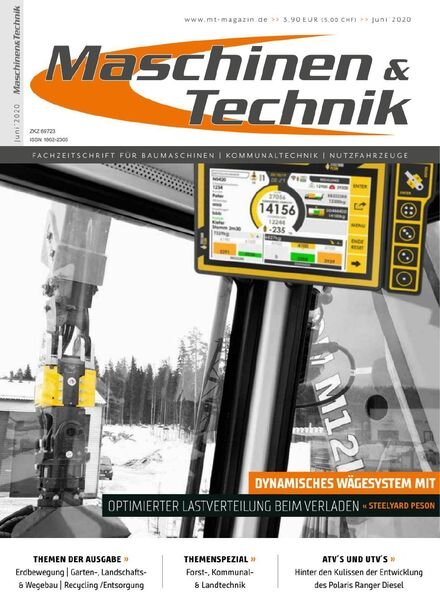 Maschinen & Technik – Juni 2020 Cover