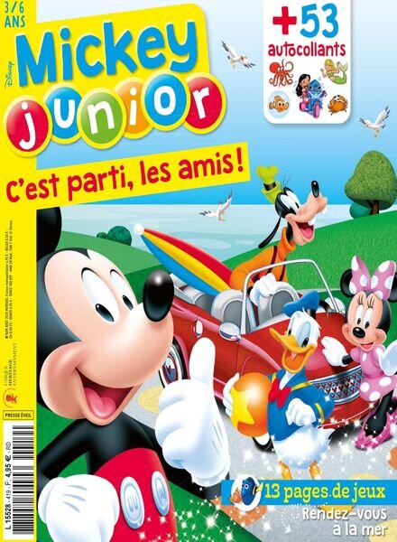 Mickey Junior – Aout 2020 Cover