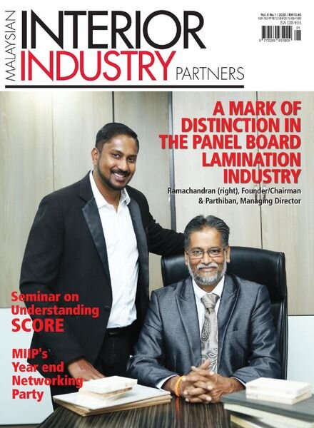 MIIP Malaysian Interior Industry Partners – Vol 6 N 1 2020 Cover