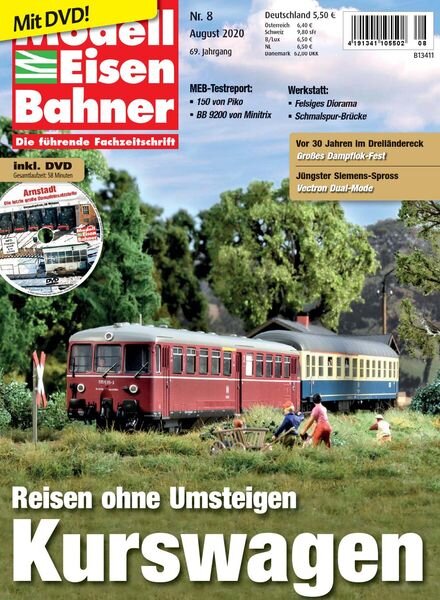 ModellEisenBahner – August 2020 Cover