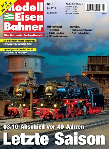 ModellEisenBahner – Juli 2020 Cover