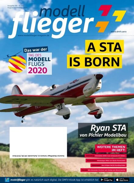 Modellflieger – August 2020 Cover