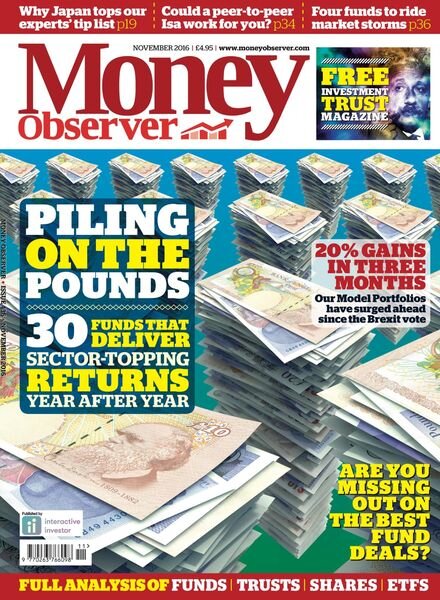 Money Observer – November 2016 Cover