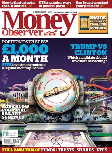 Money Observer – October 2016 Cover