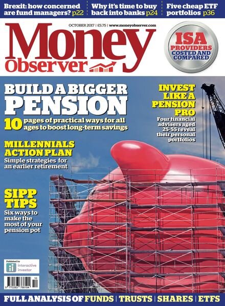 Money Observer – October 2017 Cover