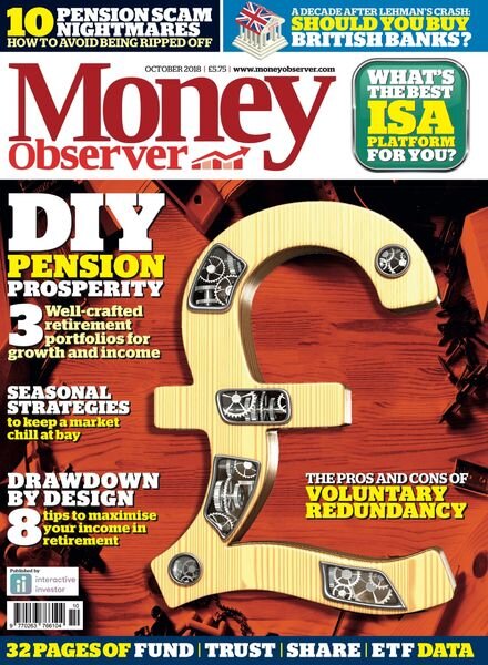 Money Observer – October 2018 Cover