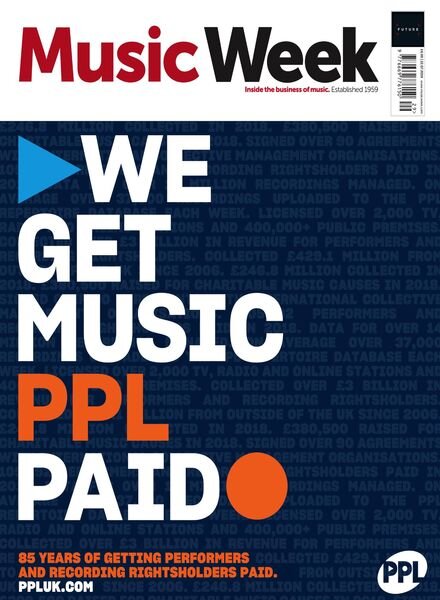 Music Week – 22.07.2019 Cover