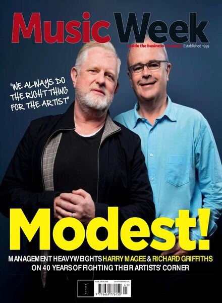 Music Week – 28.10.2019 Cover