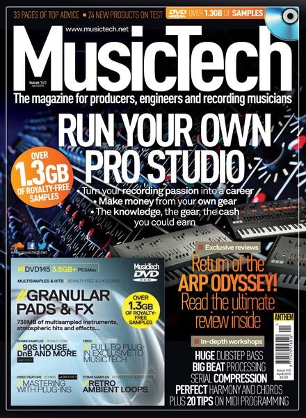 MusicTech – April 2015 Cover