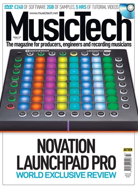 MusicTech – July 2015 Cover