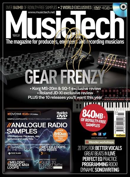 MusicTech – March 2015 Cover