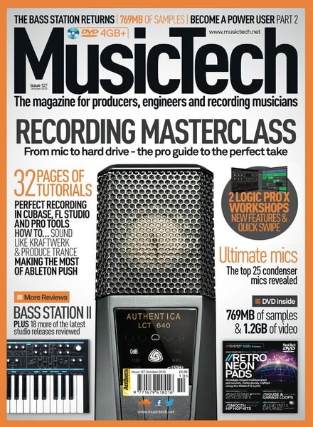 MusicTech – October 2013 Cover