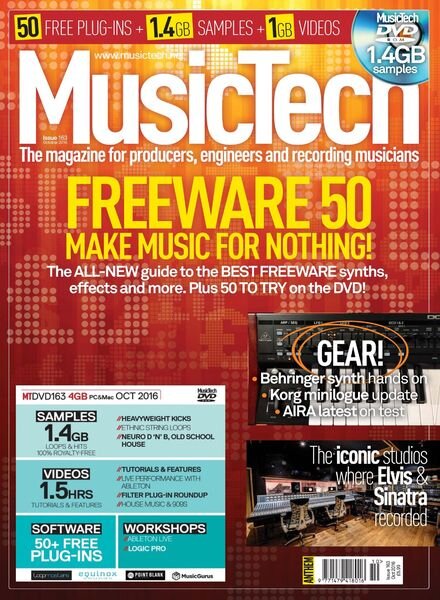 MusicTech – October 2016 Cover