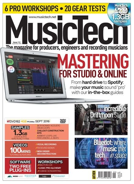 MusicTech – September 2016 Cover