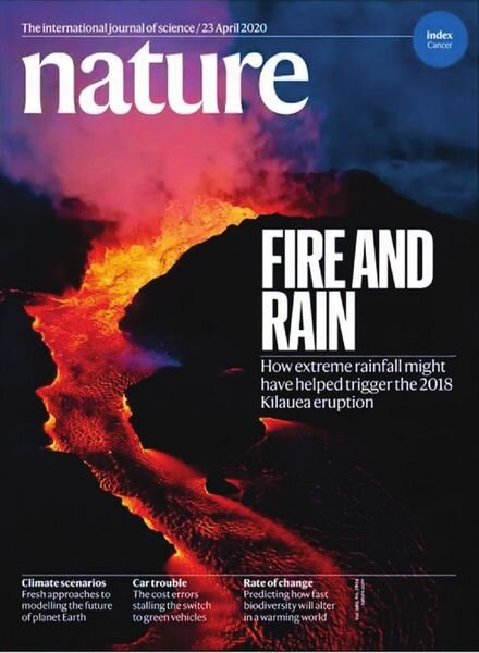 Nature – 23 April 2020 Cover