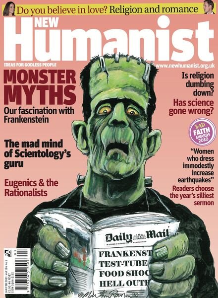 New Humanist – January – February 2011 Cover