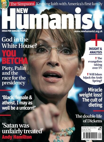 New Humanist – January – February 2012 Cover
